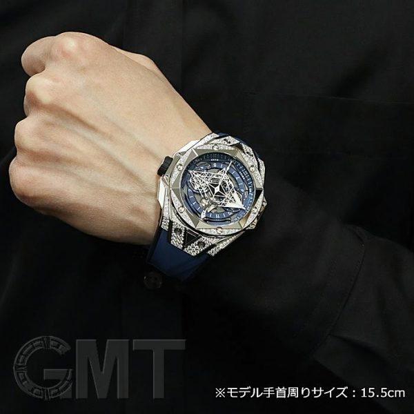 HUBLOT ウブロ ビッグバン ウニコ サンブルーII パヴェ 418.NX.5107.RX.1604.MXM20