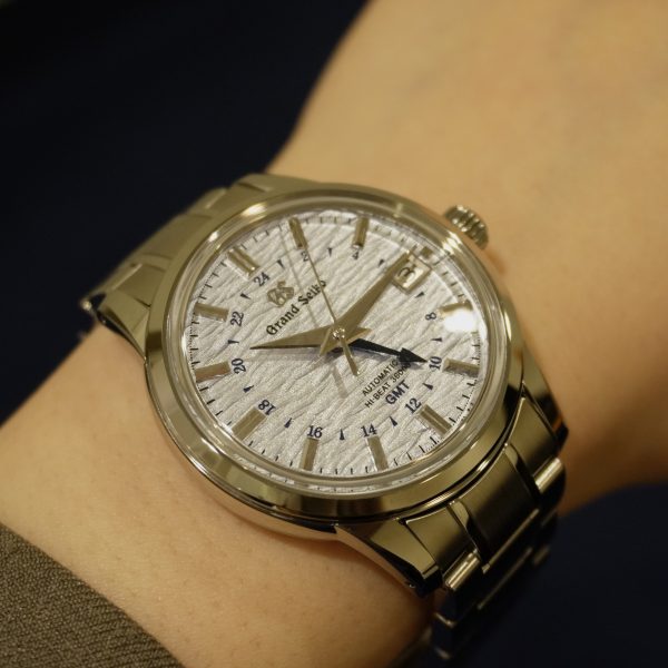 SEIKO セイコー グランドセイコー エレガンスコレクション 9Sメカニカル GMT SBGJ249 白南風