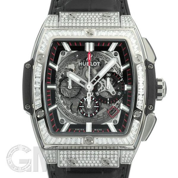 HUBLOT ウブロ スピリット オブ ビッグバン チタニウム バゲットダイヤ 601.NX.0173.LR.0904