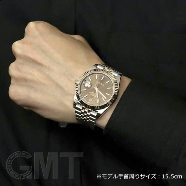 ROLEX ロレックス デイトジャスト 41 126331 チョコレート ジュビリーブレスレット