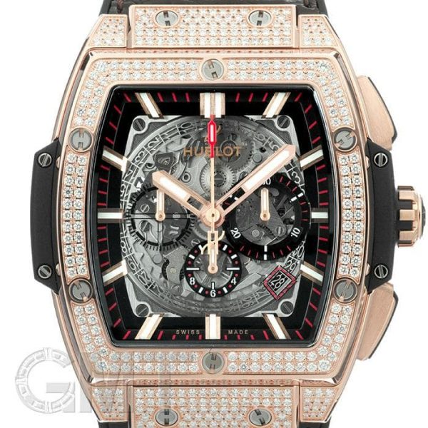 HUBLOT ウブロ スピリット オブ ビッグバン キングゴールド ダイヤモンド 601.OX.0183.LR.1704