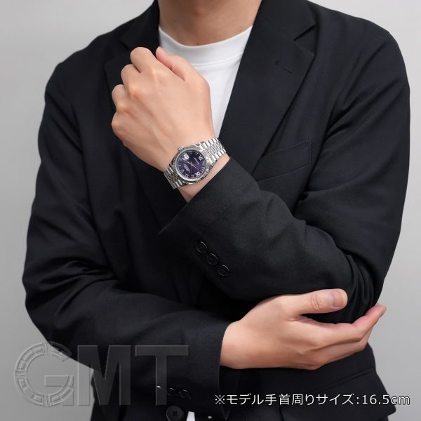 ROLEX ロレックス デイトジャスト 36 126234 オーベルジーヌ VI IXダイヤ ジュビリーブレス