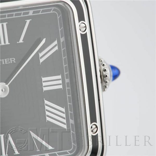 CARTIER カルティエ サントス デュモン LM WSSA0046 ブラックラッカー