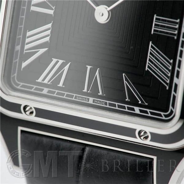 CARTIER カルティエ サントス デュモン LM WSSA0046 ブラックラッカー