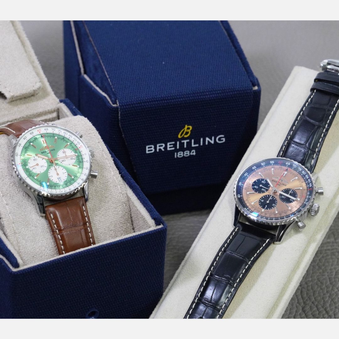 ブライトリング 革ベルト BREITLING】肌寒い季節に映えるナビタイマーのレザーベルト