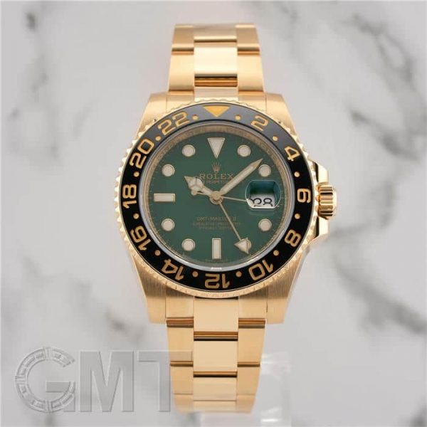 ROLEX ロレックス GMTマスター II 116718LN グリーン