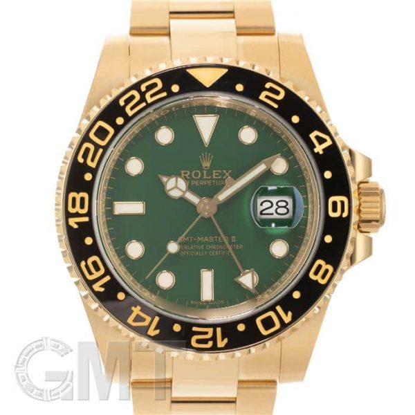 ROLEX ロレックス GMTマスター II 116718LN グリーン