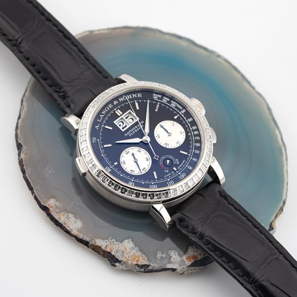 A. LANGE & SOHNE ランゲ&ゾーネ ダトグラフ アップダウン 405.835 プラチナ バゲットダイヤモンド 