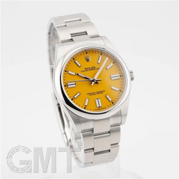 ROLEX ロレックス オイスターパーペチュアル 41 124300 イエロー