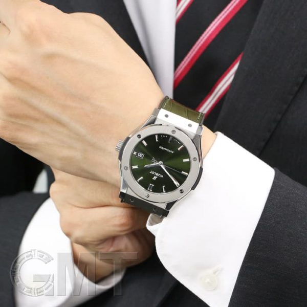 HUBLOT ウブロ クラシック フュージョン チタニウム グリーン 511.NX.8970.LR