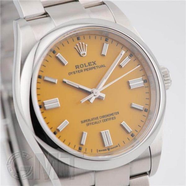 ROLEX ロレックス オイスターパーペチュアル 36 126000 イエロー