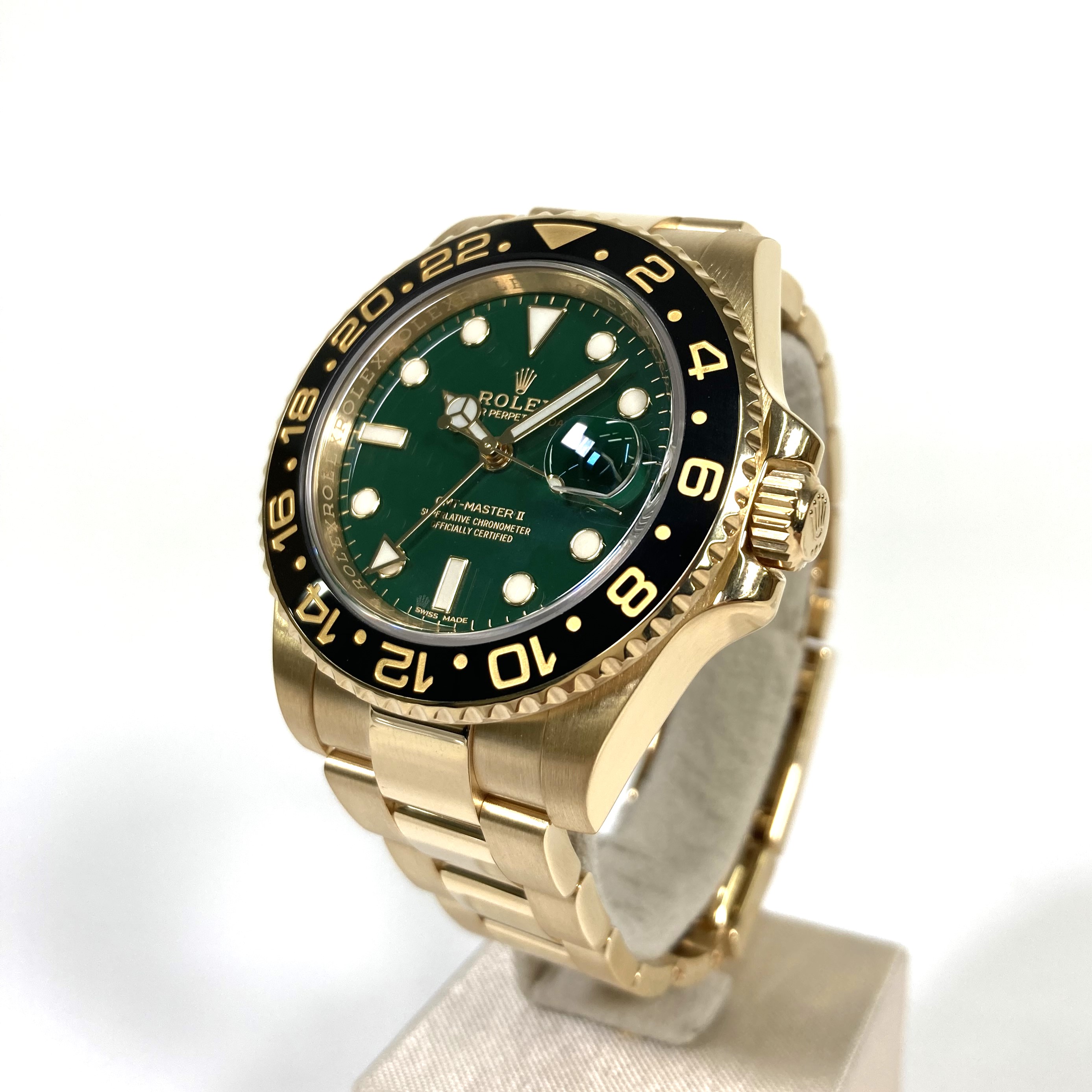 新作だけじゃない！【ROLEX】グリーン文字盤のGMTマスターIIをご