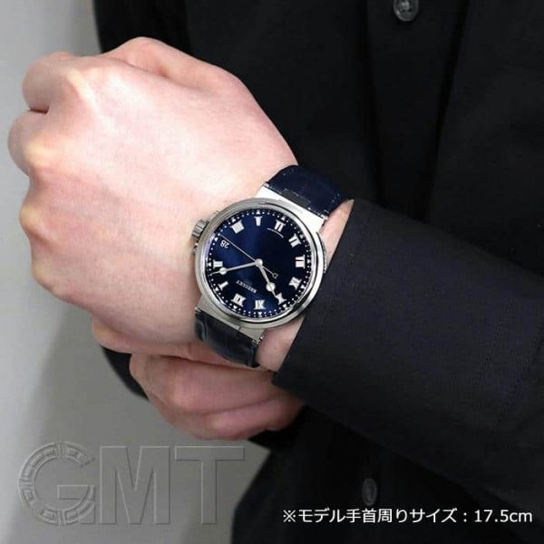 BREGUET ブレゲ マリーン 5517TI/Y1/9ZU ブルー