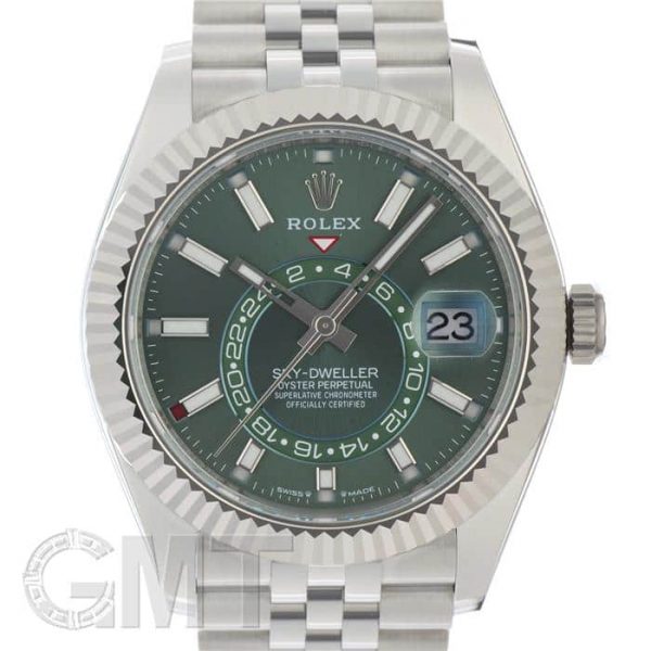ROLEX ロレックス スカイドゥエラー 336934 ミントグリーン ジュビリーブレス 