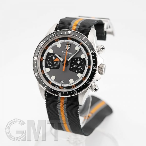 TUDOR チューダー ヘリテイジ クロノグラフ 70330N グレー ファブリックストラップ 