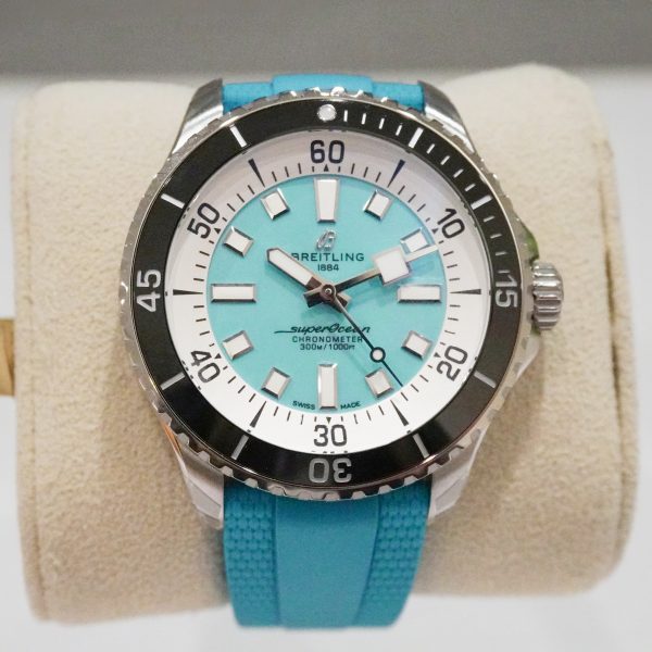 BREITLING ブライトリング スーパーオーシャン オートマチック 44 A17376211L2S2 ターコイズ