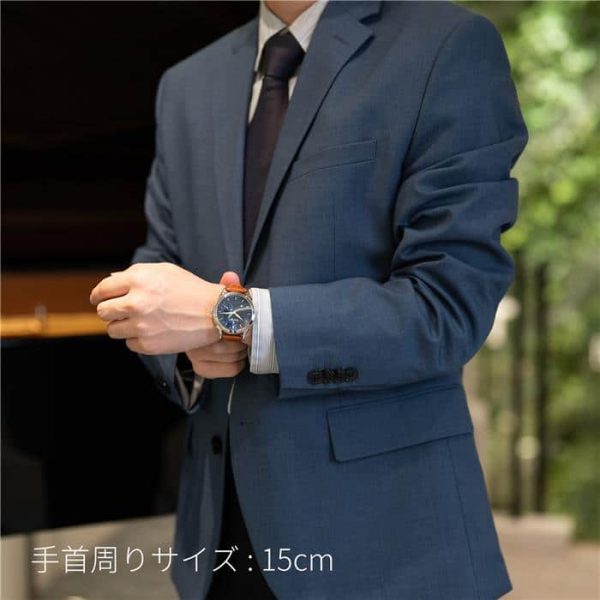 PEQUIGNET MANUFACTURE ペキニエ マニュファクチュール（正規輸入商品） リュー ロワイヤル 1 フォンクション ブルー 9010073