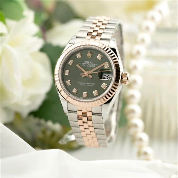 ROLEX ロレックス デイトジャスト 28 279171G オリーブグリーン