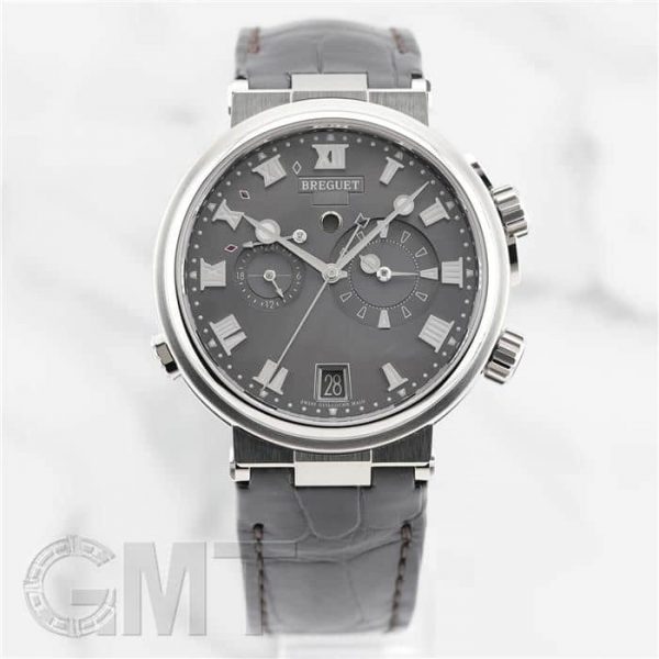 BREGUET ブレゲ マリーン アラーム ミュージカル 5547TI/G2/9ZU グレー