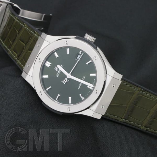 HUBLOT ウブロ クラシック フュージョン チタニウム グリーン 511.NX.8970.LR