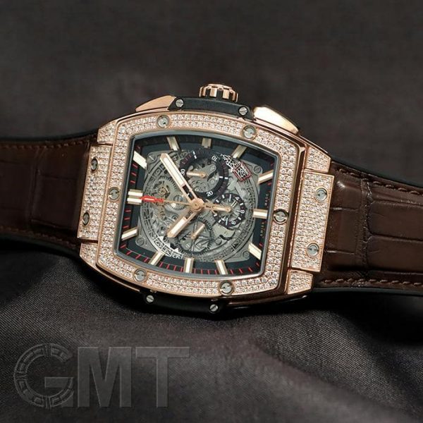 HUBLOT ウブロ スピリット オブ ビッグバン キングゴールド ダイヤモンド 601.OX.0183.LR.1704