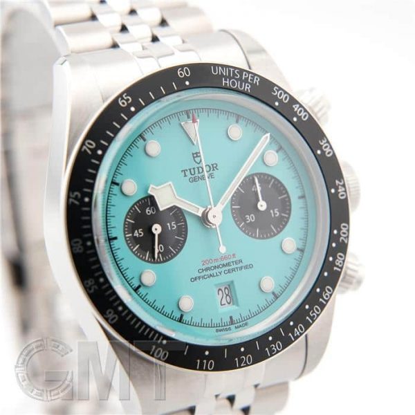TUDOR チューダー ブラックベイ クロノ ターコイズダイアル M79360N-0024
