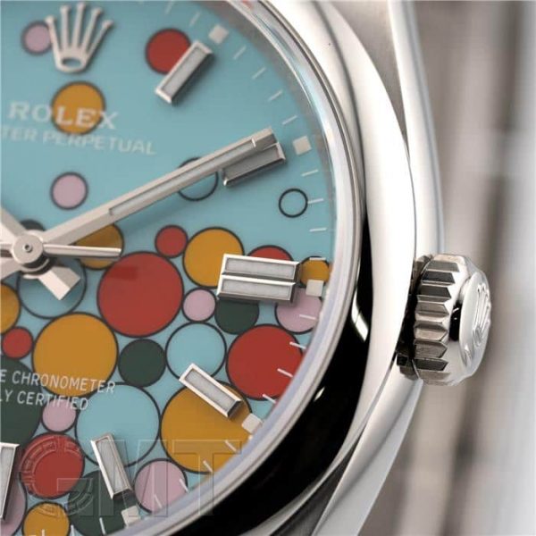 ROLEX ロレックス オイスターパーペチュアル 36 126000 ターコイズブルーセレブレーション モチーフ 