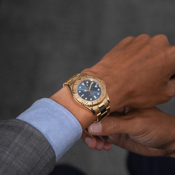 ROLEX ロレックス ヨットマスター ボーイズ 35mm 68628 ブルー