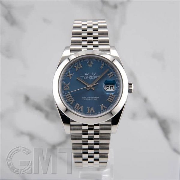 ROLEX ロレックス デイトジャスト 41 126300 ブルー ローマ ジュビリーブレスレット