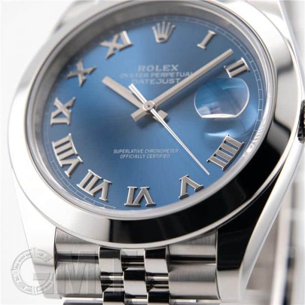 ROLEX ロレックス デイトジャスト 41 126300 ブルー ローマ ジュビリーブレスレット