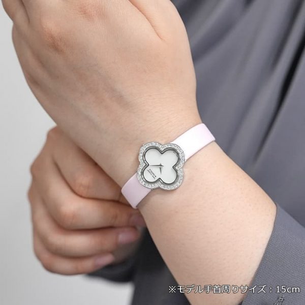 Van Cleef & Arpels ヴァン クリーフ&アーペル アルハンブラ ウォッチ スモールモデル ウォッチ ホワイトゴールド MOP ダイヤモンド VCARM95800