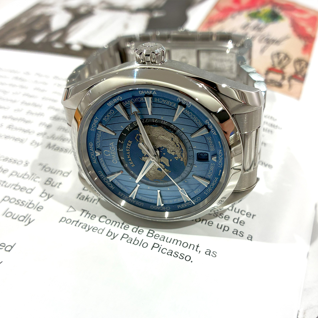 OMEGA】旅にもビジネスにも頼れる相棒｜ワールドタイマー | 時計専門店