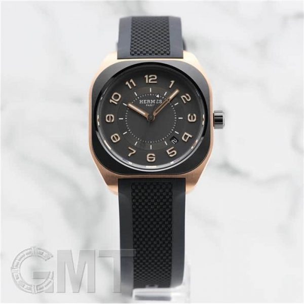 HERMES エルメス H08 39mm SP1.720 ピンクゴールド