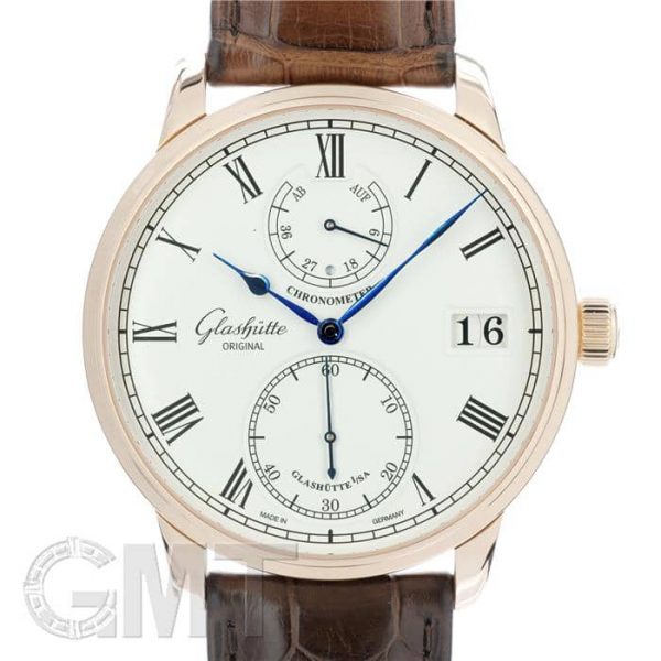GLASHUTTE ORIGINAL グラスヒュッテ オリジナル セネタ クロノメーター 42mm 1-58-01-02-05-01 レッドゴールド