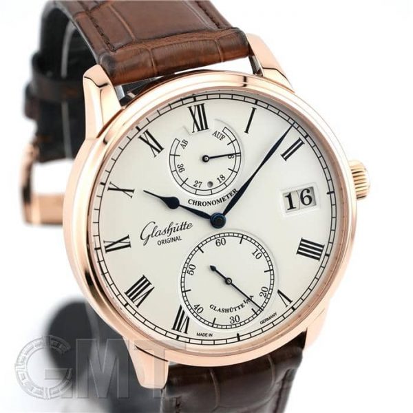 GLASHUTTE ORIGINAL グラスヒュッテ オリジナル セネタ クロノメーター 42mm 1-58-01-02-05-01 レッドゴールド