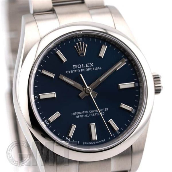 ROLEX ロレックス オイスターパーペチュアル 34 124200 ブルー