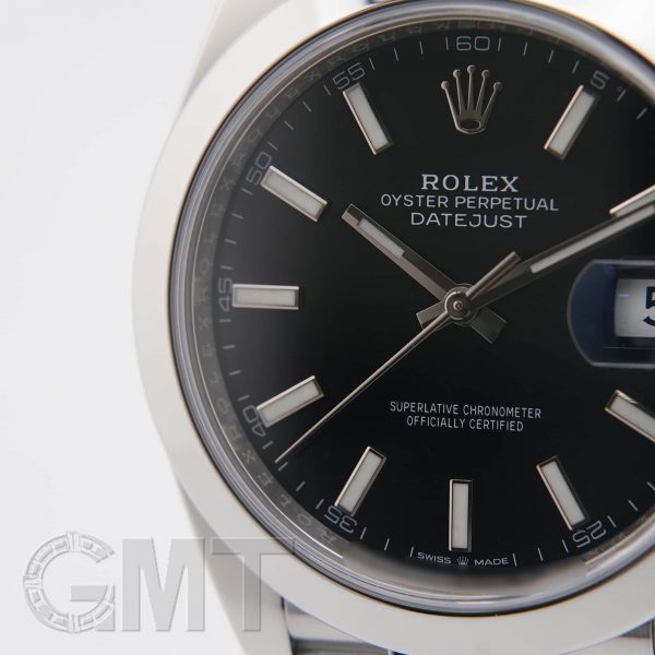 ROLEX ロレックス デイトジャスト 41 126300 ブラック ジュビリーブレスレット