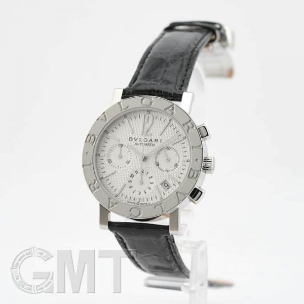 BVLGARI ブルガリ ブルガリ・ブルガリ クロノグラフ ホワイト BB38WSLDCH