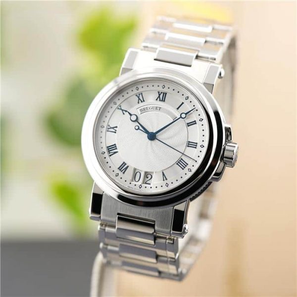 BREGUET ブレゲ マリーン II ラージデイト 5817ST/12/SMO シルバー