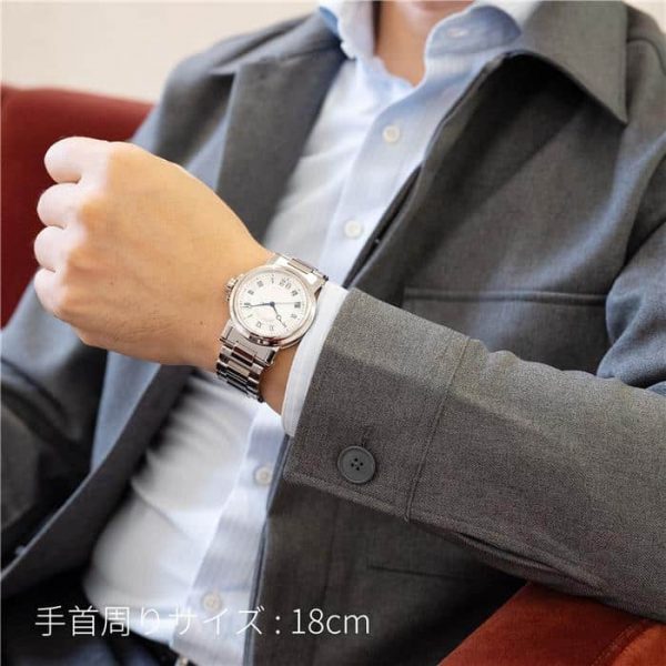 BREGUET ブレゲ マリーン II ラージデイト 5817ST/12/SMO シルバー