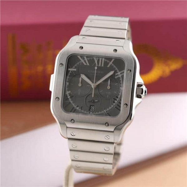 CARTIER カルティエ サントス ドゥ カルティエ ウォッチ クロノグラフ XL WSSA0078