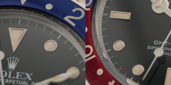 ROLEX ロレックス GMTマスター I 16750 レッド/ブルー フチ有り 