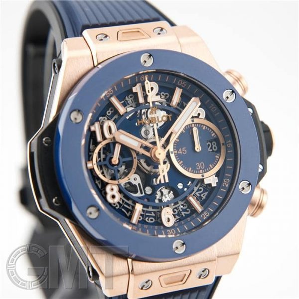 HUBLOT ウブロ ビッグバン ウニコ 42mm キングゴールド ブルーセラミック 441.OL.5181.RX