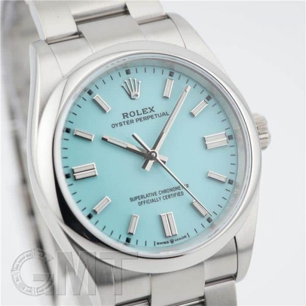 ROLEX ロレックス オイスターパーペチュアル 36 126000 ターコイズブルー