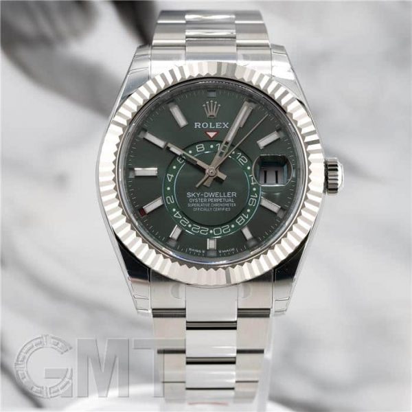 ROLEX ロレックス スカイドゥエラー 336934 ミントグリーン オイスターブレスレット