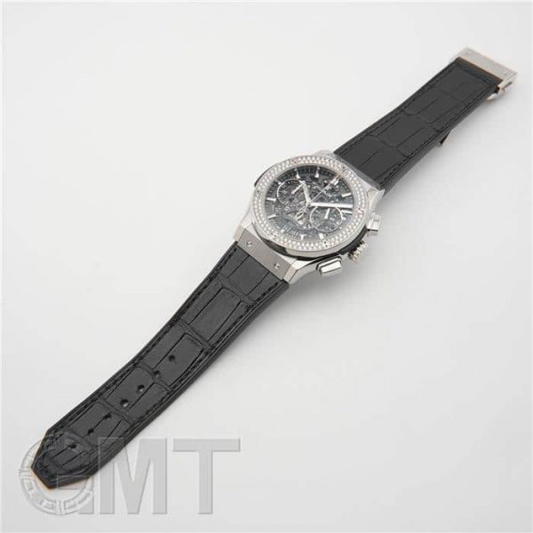 HUBLOT ウブロ クラシック フュージョン アエロフュージョン クロノグラフ チタニウム ダイヤモンド 525.NX.0170.LR.1104