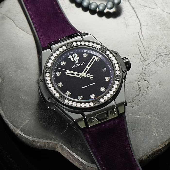 HUBLOT ウブロ ビッグバン ワンクリック パープルベルベット 39mm 465.CS.277V.NR.1204.ITI17【世界100本限定】