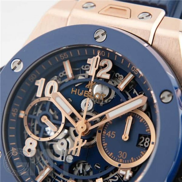 HUBLOT ウブロ ビッグバン ウニコ 42mm キングゴールド ブルーセラミック 441.OL.5181.RX