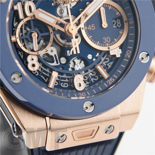HUBLOT ウブロ ビッグバン ウニコ 42mm キングゴールド ブルーセラミック 441.OL.5181.RX