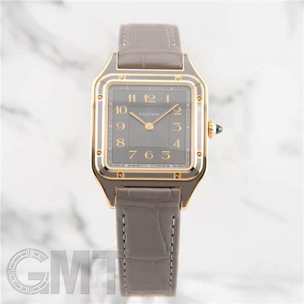 CARTIER カルティエ サントス デュモン LM WGSA0097 グレーラッカー